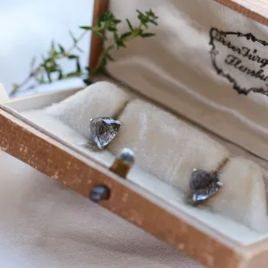 Gold rutilated quartz earrings TRIADA Thumbnail