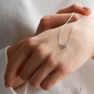 Minimalist necklace in cluster style CLAIRE Thumbnail