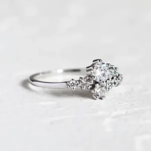 Vintage cluster diamond ring CLUSTERIA Thumbnail