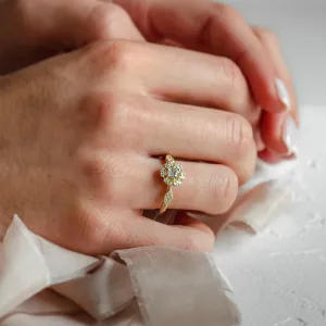 Gold vintage diamond ring CALYPSO Thumbnail