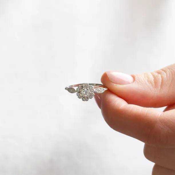 Gold vintage diamond ring CALYPSO Image