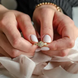 Gold vintage diamond ring CALYPSO Thumbnail