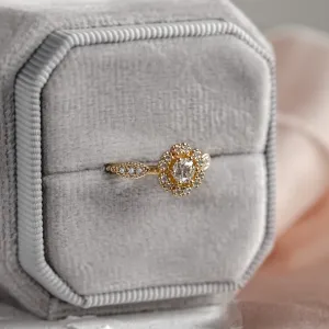 Gold vintage diamond ring CALYPSO Thumbnail