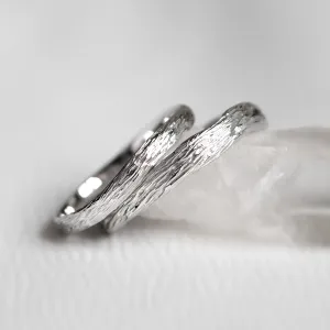Gold twig wedding rings MIANA Thumbnail