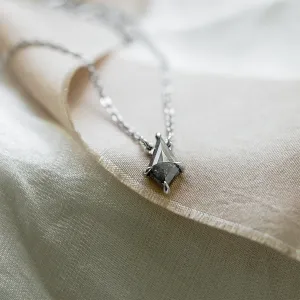 Gold necklace with salt and pepper diamond MELBOURNE Thumbnail