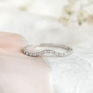 Gold eternity ring with diamonds TIEROS Thumbnail