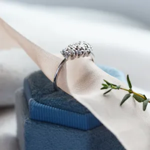 Unusual gold cluster ring with diamonds SEVERINO Thumbnail