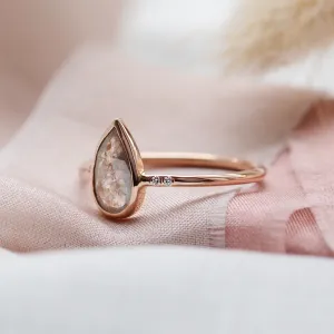 Original engagement ring with salt'n'pepper diamond MARANZA Thumbnail