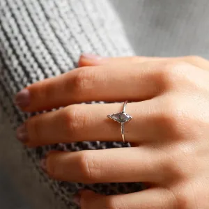 Alternative engagement ring salt'n'pepper diamond BLISS Thumbnail