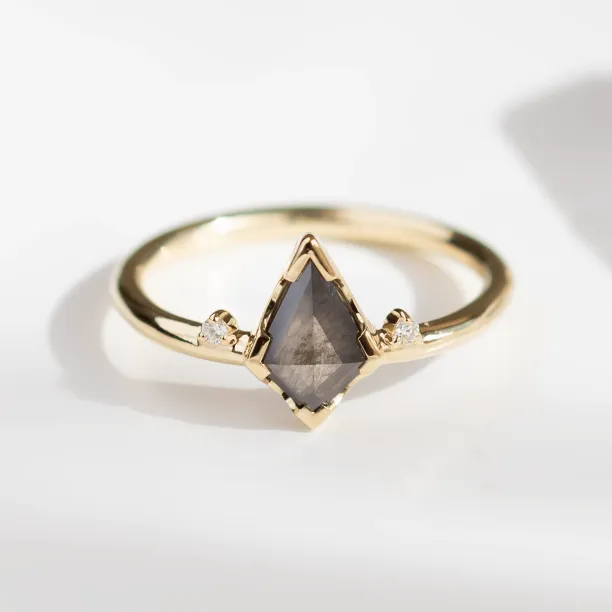 Kite salt'n'pepper diamond engagement ring SALLYX Image