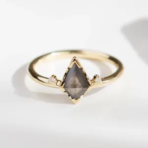 Kite salt'n'pepper diamond engagement ring SALLYX Thumbnail