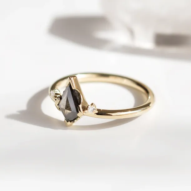 Kite salt'n'pepper diamond engagement ring SALLYX Image