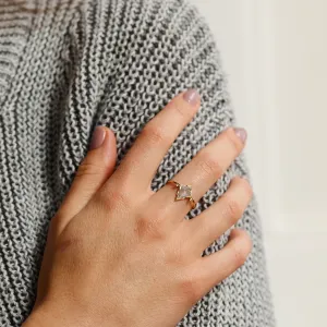 Kite salt'n'pepper diamond engagement ring SALLYX Thumbnail