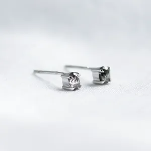 Basic salt and pepper diamond earrings STELLAR Thumbnail