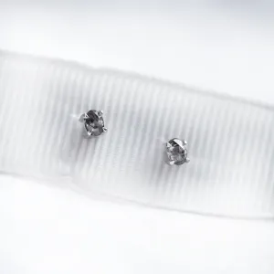 Basic salt and pepper diamond earrings STELLAR Thumbnail