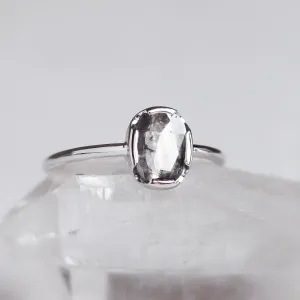 Gold salt'n'pepper diamond ring in art deco style ARTISTA Thumbnail