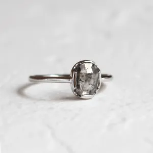 Gold salt'n'pepper diamond ring in art deco style ARTISTA Thumbnail