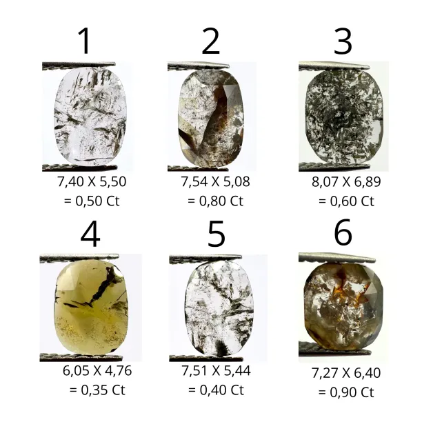 Gold salt'n'pepper diamond ring in art deco style ARTISTA Image