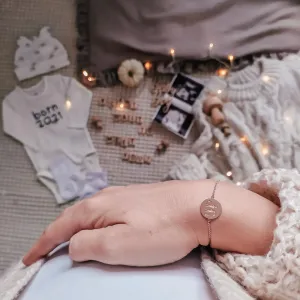 Gold bracelet with family symbol and diamond ZERAX Thumbnail