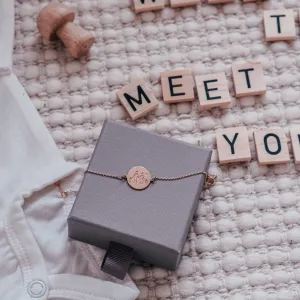 Gold bracelet with family symbol and diamond ZERAX Thumbnail