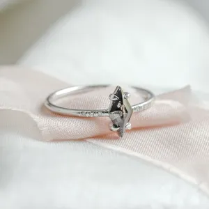 Engagement kite salt'n'pepper diamond ring GIANETTA Thumbnail