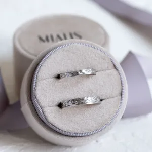 Original wedding bands with unusual surface MIA Thumbnail