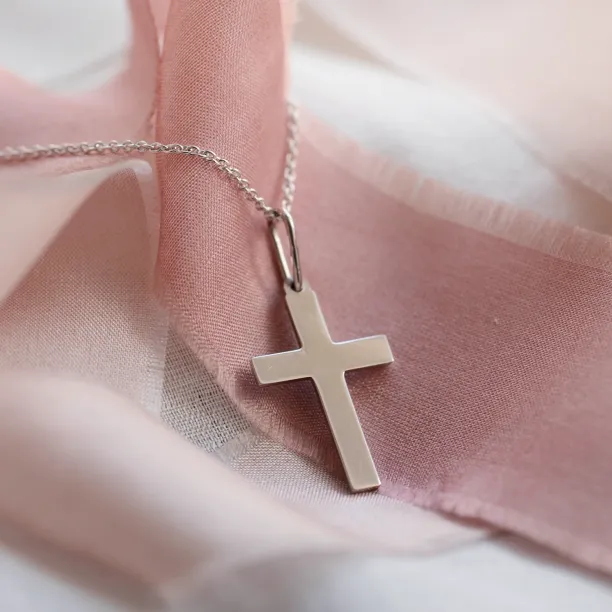 Silver cross pendant MARIA Image