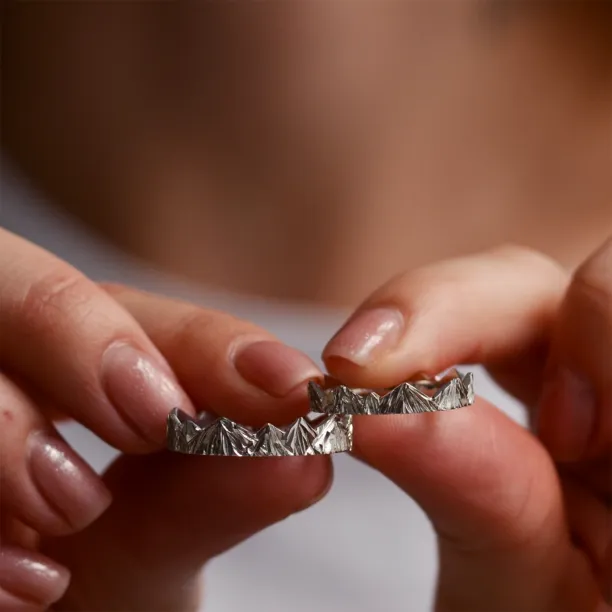 Nontraditional mountain wedding bands DOLOMITY Image