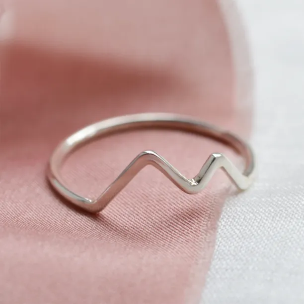 Mountain minimalist ring ALPY Image