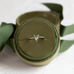 Kite salt and pepper diamond with side diamonds CATKIN Thumbnail