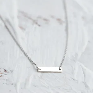 Gold minimalist necklace BARE Thumbnail