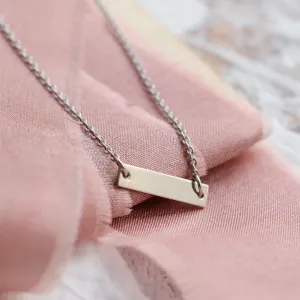 Gold minimalist necklace BARE Thumbnail