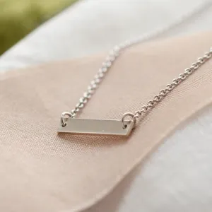 Gold minimalist necklace BARE Thumbnail