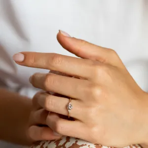 Engagement ring with lepidocrocite and diamonds FRAISE Thumbnail