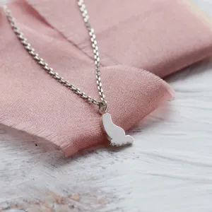 Gold pendant with babyfoot BABY Thumbnail