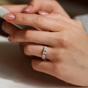 Five stone diamond engagement ring NICOLAS Thumbnail