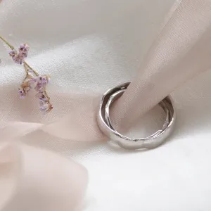 Atypical wedding bands with a rounded surface ORGANICA Thumbnail