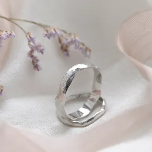 Atypical wedding bands with a rounded surface ORGANICA Thumbnail
