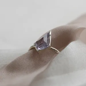 Kite amethyst ring in solid gold DARERCA Thumbnail