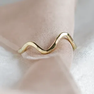 Gold mountain minimalist ring ALPINE Thumbnail