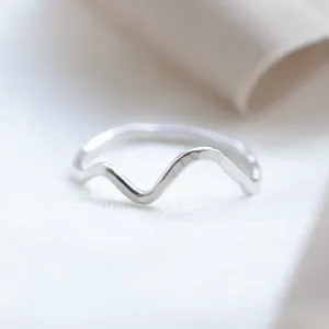 Gold mountain minimalist ring ALPINE Thumbnail