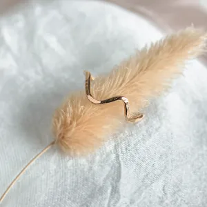 Gold mountain minimalist ring ALPINE Thumbnail