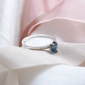 Magnificent blue topaz ring EIMEAR Thumbnail