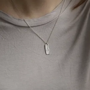 Engraved gold pendant WAKEBOARD Thumbnail