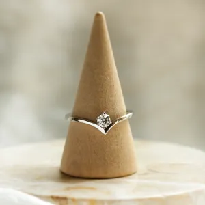 Gold diamond ring AMY Thumbnail