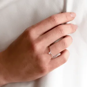 Fine gold ring with diamonds JANIZ Thumbnail