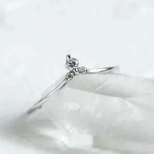 Fine gold ring with diamonds JANIZ Thumbnail