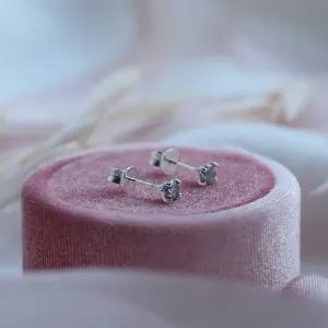 Gold earrings with salt and pepper diamonds FELI Thumbnail