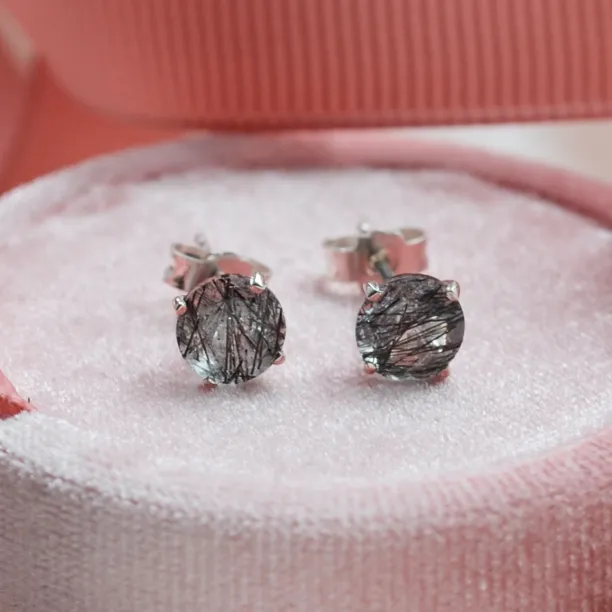 Gold quartz earrings FELI Image