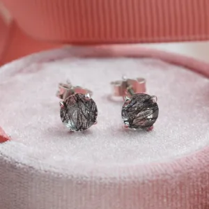 Gold quartz earrings FELI Thumbnail